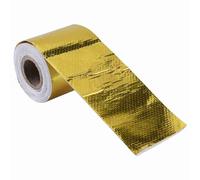 Aramox Ruban Adhésif Thermique en Aluminium, Protection Thermique Automobile, Or, 5m x 5cm