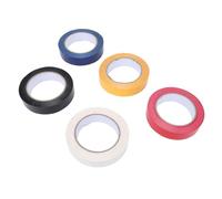 Aramox Ruban de Marquage au Sol, 5 Rouleaux de Ruban de Sol Amovible 1 Pouce X 108,3 Pieds au Total, Forte Adhérence, Retrait Propre pour Les Files d'attente à Distance Sociale, Les Magasins, Les