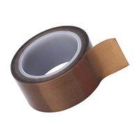 Aramox Ruban PTFE, Ruban Adhésif pour Scellage Sous Vide 0,13 Mm X 13 Mm X 10 M, Isolation Antiadhésive Résistante à la Chaleur de 572 °F pour Machines de Scellage par Impulsion, Moules Industriels