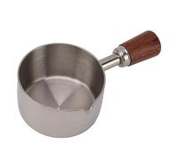 Aramox Saucière de Cuisson, Saucière en Acier Inoxydable 304 avec Poignée, Mini Casserole Empilable avec Bec Verseur et Marques de Mesure, pour la Cuisine, le Banquet, le Pique-nique (60 ml)