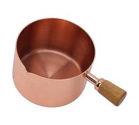 Aramox Saucière de Cuisson, Saucière en Acier Inoxydable 304 avec Poignée, Mini Casserole Empilable avec Bec Verseur et Marques de Mesure, pour la Cuisine, le Banquet, le Pique-nique (250ml)