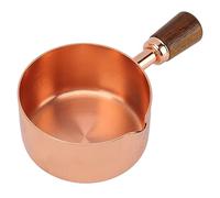 Aramox Saucière de Cuisson, Saucière en Acier Inoxydable 304 avec Poignée, Mini Casserole Empilable avec Bec Verseur et Marques de Mesure, pour la Cuisine, le Banquet, le Pique-nique (80 ml)