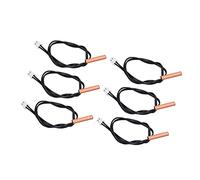 Aramox Sonde de Thermistance 10K Sonde de Capteur de Température PVC et Cuivre Paquet de 10 pour Remplacement de Réparation de Distributeur d'eau de Réfrigérateur de Climatiseur
