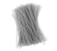 Aramox Spiral Binding Coils 14,3 Mm, 48 Dents, Ratio 4:1 (SILVER) | Bobines de reliure en fer, capacité de 115 feuilles, Rotation à 360 degrés, fournitures de bureau pour papier à lettres A4