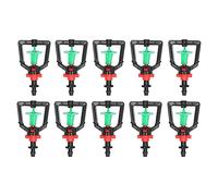 Aramox Sprinkler Rotation 10 Set G Type de Buse de Gicleurs à Jet d'eau Réglable à 360 ° Pour l'irrigation du Jardin avec un Effet Uniforme à Effet de Brume Amovible