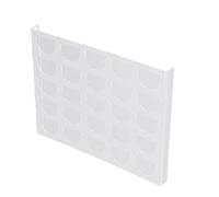 Aramox Support de Dosettes de café en Plastique, Organisateur de Capsules de café Pouvant Contenir 25 Dosettes, Plateau Compact de 12,6 X 9,8 Pouces pour Comptoir ou Tiroir, Station de, Bureau à