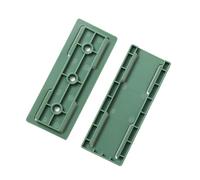 Aramox Support de Multiprise, Support de Prise Adhésif PP sans Perforation 3,5 X 9,7 Cm, de Gestion de Câbles Coulissant pour Routeur Mural de Bureau, Adaptateur à Distance dans la Cuisine du Bureau à
