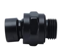 Aramox Support de Pomme de Douche Réglable Adaptateur de Joint de Pomme de Douche en Cuivre Noir G1 Connecteur de Pulvérisateur Supérieur Réglable à 2 Angles de Filetage pour Utilisation de de Tête de
