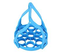 Aramox Support pour Cuiseur Vapeur en Silicone pour Autocuiseur 9 Trous Rouge pour Autocuiseurs et Mijoteuses Poignées Imbriquées en Silicone de qualité Alimentaire Tampon de Nettoyage Facile à (BLUE)