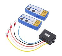 Aramox Télécommande sans Fil pour Treuil, Portée 75 Pieds, 12V/24V | Antenne Intégrée Récepteur 434MHZ, Indicateur LED, Boutons en Caoutchouc ABS Scellés, Universel pour Remorquage Voiture VTT