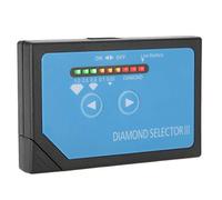Aramox Testeur de Diamant, Sélecteur de Diamant III pour Bijoux en Plastique et en Métal avec LED Rouge et Alerte Sonore, Alerte en Métal et Plateau de Pierre en Vrac, Outil de Poche pour les
