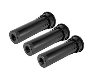 Aramox Tête d'arrosage Arroseur enterré en Plastique G1 2 Télescopique Réglable de 0 à 360 Degrés, Rayon de 5 à 8 M de 29 à 131 F pour l'irrigation de la Pelouse, de la Cour, du Jardin et du Parc