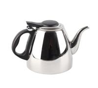 Aramox Theiere En Inox Theiere Théière pour Cuisinière, Bouilloire à thé en Acier Inoxydable, Théière 1,2 L 1,5 L pour Cuisinière, avec Base Universelle, pour Cuisinière à Induction ou à Gaz (1.2L)