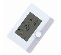 Aramox Thermostat Numérique Programmable Contrôleur de Température LCD avec Rétroéclairage Bleu 41 à 95 °F Programmation Hebdomadaire Bouton de Contrôle pour Chaudière Murale Chauffage électrique