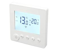 Aramox Thermostat Programmable, Thermostat de Chauffage au Sol LCD AC 5 à 60 °C 41 à 140 °C avec Capteur de Température Rétroéclairage, Calibrage de l'horloge pour Chauffage par Le Sol électrique