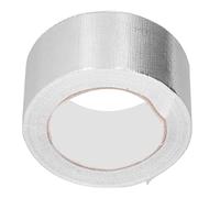 Aramox Tissu en Fibre de Verre de Ruban de Papier d'aluminium avec Adhésif Fort 25 M 0,21 Mm pour la Réparation de Conduits de CVC, Climatisation, Réfrigérateur, Protection Thermique Automobile (6