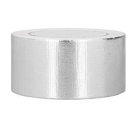 Aramox Tissu en Fibre de Verre de Ruban de Papier d'aluminium avec Adhésif Fort 25 M 0,21 Mm pour la Réparation de Conduits de CVC, Climatisation, Réfrigérateur, Protection Thermique Automobile (8