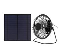 ARAMOX Ventilateur alimenté par panneau solaire Mini panneau solaire 5W avec ensemble de panneaux solaires photovoltaïques pour