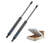 ARANA Lot de 2 oeillet verin gaz 600mm 800N pour lit coffre de rechange | 60cm 80kg verin hydraulique pour meuble cuisine, porte remorque, coffre caravane et applications créatives DIY