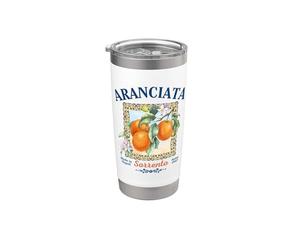 Aranciata Jus d'orange Vintage Italie Sorrento Napoli Fruit Gobelet isotherme en acier inoxydable double paroi