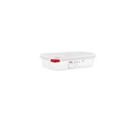 Araven 13351 Lot de 4 boîtes alimentaires en polypropylène GN avec couvercle 1,8 l 65 mm