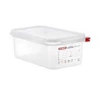 Araven 962.343 PP Boîte Alimentaire GN1/4 Transparent Hauteur 100 mm Largeur 265 mm Longueur 162 mm Capacité 2,8 l
