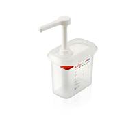 Araven CR821 GN Distributeur de sauce Taille 1/9 Capacité 1,5 L 190 mm x 176 mm x 108 mm Transparent