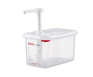 Araven Distributeur de Sauce avec Pompe 1/4 GN