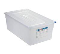 Araven Food Container 28 litres (1/1 GN). 200 (h) x 530 (w) x 325 (d) mm. Quantité par boîte: 4