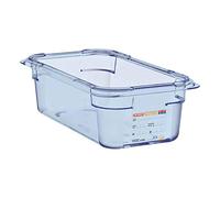 Araven GP575 Boîte de conservation alimentaire en ABS GN 1/4 Bleu 100 x 265 x 163 mm