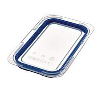Araven GP577 Couvercle ABS GN 1/4 Bleu 265 x 163 mm