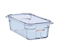 Araven GP579 Boîte de conservation alimentaire en ABS GN 1/3 Bleu 100 x 325 x 176 mm