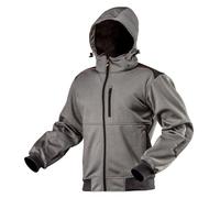 Neo Tools Veste de travail 81-551 imperméable softshell capuche amovible Taille M grise