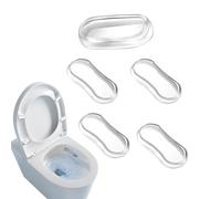Arbitre en silicone - 5 x 2 x 1 cm - Autocollant résistant pour l'abattage des toilettes rééducateur Easy Bowl - Pour fixer la salle de bain maison appartement coussin non antidérapant