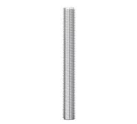 Arbre à filetage complet Tige filetée métrique à gauche, 250 mm x 244 de longueur, dents inversées, en acier inoxydable(M8x1.25x250mm)
