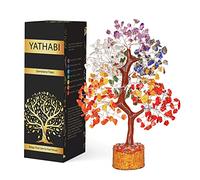 Arbre à sept chakras - Arbre en cristal pour énergie positive - Cristaux - Arbre de vie chakra - Arbre de vie Feng Shui - Cristaux et pierres - Articles spirituels - Cadeaux porte-bonheur - Cadeaux de