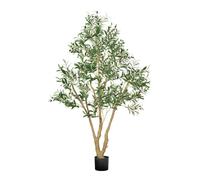 Arbre Artificiel, 1,8 m-VEVOR-Plante Artificielle en PE Olivier Artificiel -Faux Arbre pour Bureau-Chambre-Décoration d'Intérieur