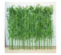 Arbre artificiel en bambou pour usage intérieur et extérieur, grand faux bambou avec feuilles en soie pour écran d’intimité et décoration DIY