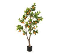 Arbre Artificiel en Pot Oranger 130cm Vert