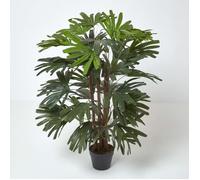 Arbre artificiel Palmier Rhapis en pot, 120 cm