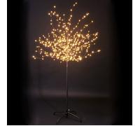 Arbre Cooper blanc chaud lumineux sur pied 400 Leds