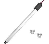 Arbre de 50 mm, force de 64 N, étanchité IP54, actionnement linéaire, 12 V, 15 mm/s, avec supports de montage