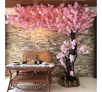 Arbre De Fleur De Cerisier Rose Artificiel, Fleur De Soie Sakura Artificielle Faite à La Main, Fleurs réalistes, pour Mariage, Restaurant De Fête en Plein Air Intérieur,001,200x150cm