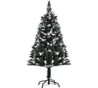 Arbre de Noël - Artificiel - 120 cm - Support en acier - Pliable - Pied amovible - Vert