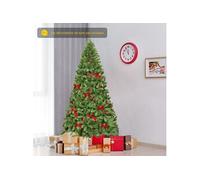 Arbre de Noël Artificiel 230CM Ouverture Automatique des Branches avec Support