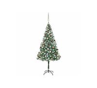 vidaXL Arbre de Noël artificiel 180 cm - Pommes de pin