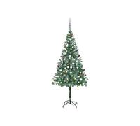 Arbre de Noël Artificiel Pré-éclairé/Boules Pommes de Pin, Sapin de Noël avec LED, Décoration de Vacances, Ornement 3077700