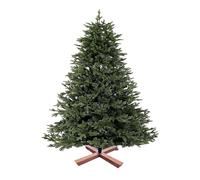 Arbre de Noël Artificiel Relaxdays, 120 cm, Aiguilles en PVC, Support en Bois, Sac Inclus, Arbre réaliste, Vert