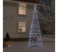 Arbre de Noël cône 1400 LED Blanc froid 160x500 cm