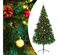 Arbre de Noël Decoré LED vidaXL 210 cm